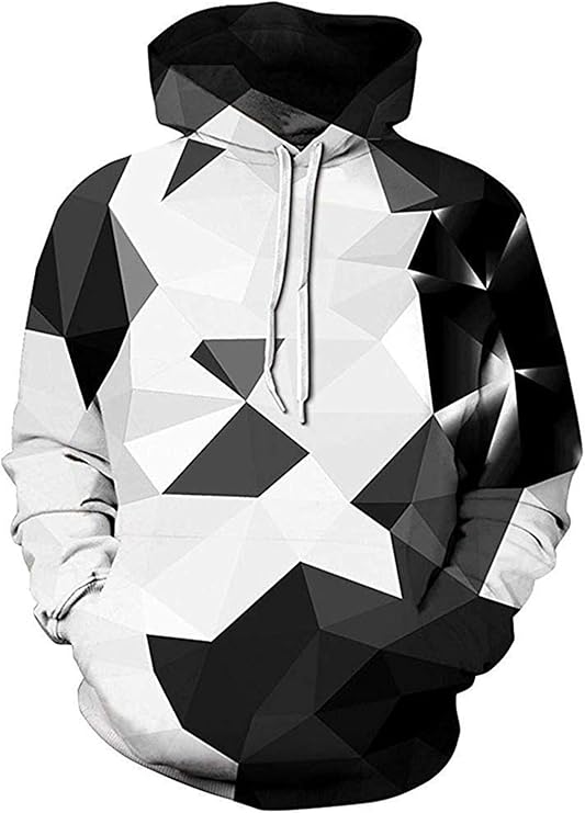Unisex Hoodies 3D Print Galaxy Pullover Hooded Sweatshirt Hoodies with Big Pockets for Teen Men, Teen Boy, Women