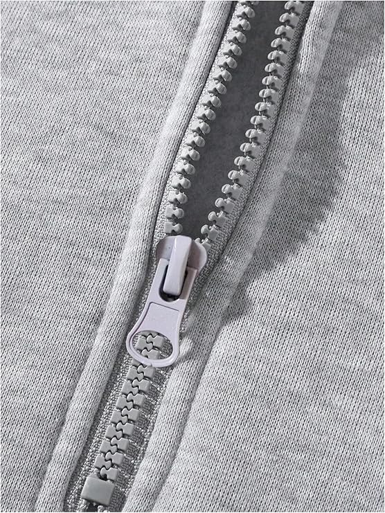 Men's Quarter Zip Hoodies Zip Up Hoodie Long Sleeve Drop Shoulder Sweatshirt Casual Pullover - Image 5