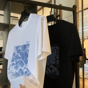 Summer Breathable Printed Round Neck Short Sleeves