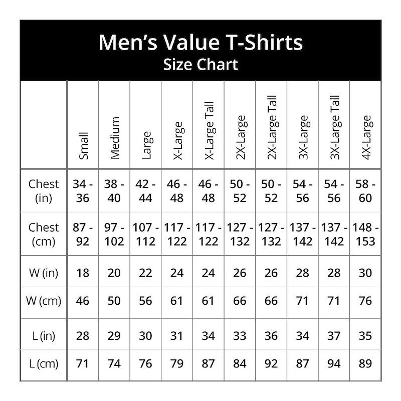 Mountains Dark Men’s Value T-Shirt - Image 4