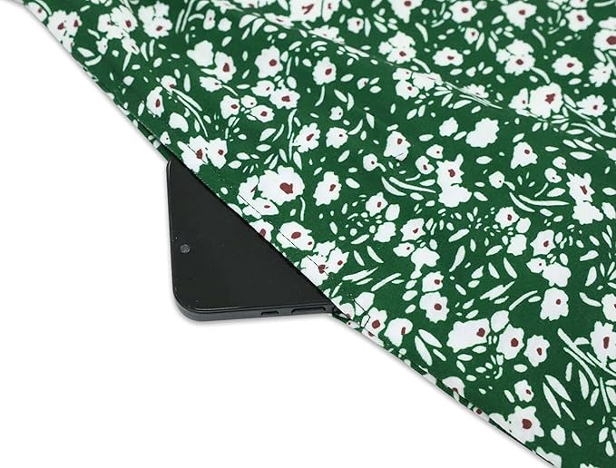 Women's Summer Casual Square Neck Dress with Pocket Cute Sleeveless High Waist A-line Sundress Midi Dresses - Image 4