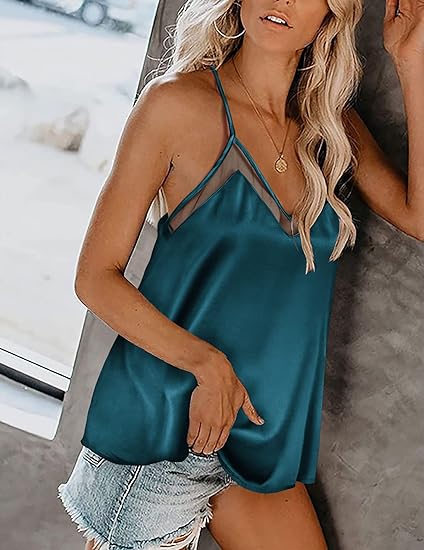 Silky Sleeveless Satin Camisole